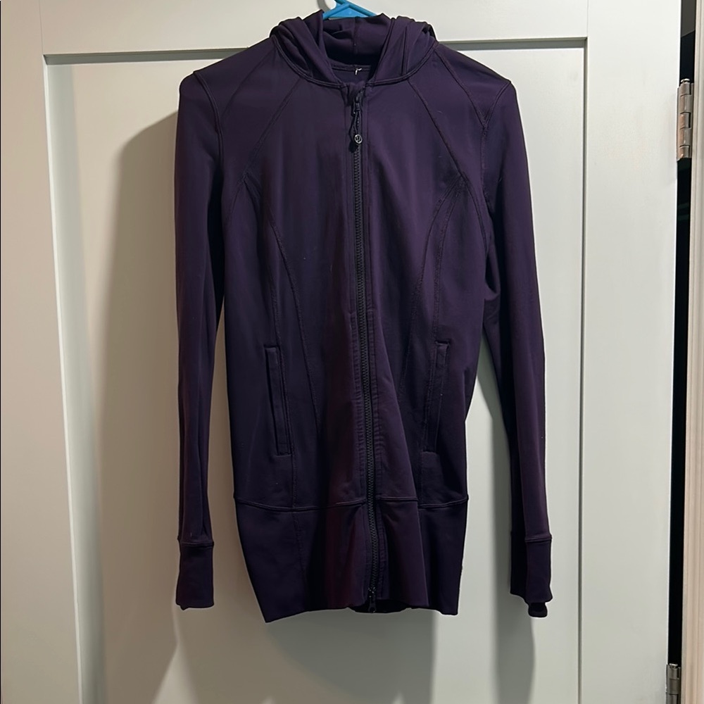 Lululemon long Zip Up Purple Jacket